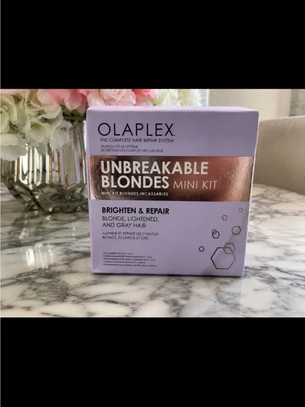 OLAPLEX Unbreakable Blondes Mini Kit — Lavender and Rose Gold